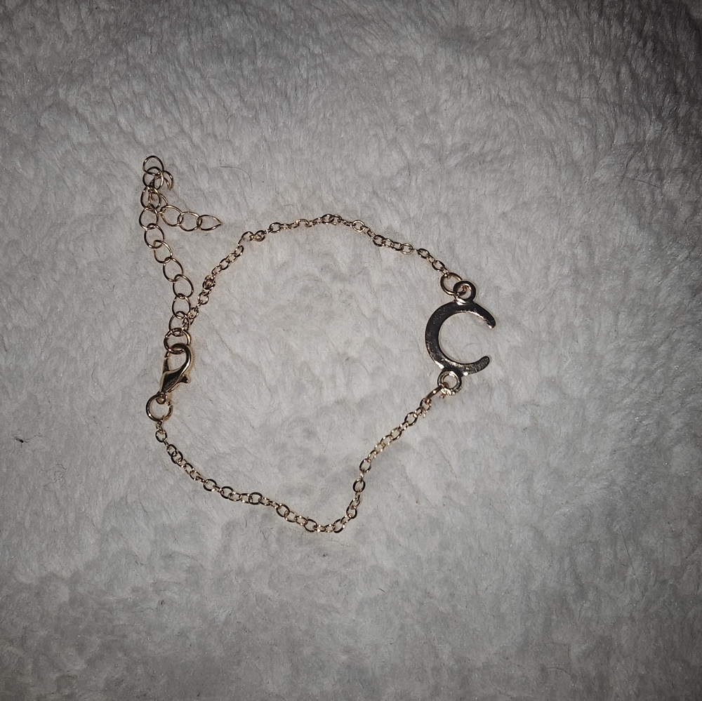 Gold Letter C Bracelet